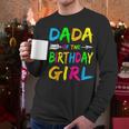 Dada Of The Birthday Girl Retro 80's Party Shirt Men Long Sleeve T-Shirt