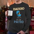 Daddio Of The Patio Fathers Day BBQ Grill Dad Men Long Sleeve T-Shirt Daddio Of The Patio Fathers Day BBQ Grill Dad Men Long Sleeve T-Shirt