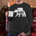 Daddy Bear Fathers Day Cute Baby Cub Papa Dad-a Pops Small Men Long Sleeve T-Shirt