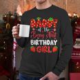 Daddy Of The Berry First Birthday Of Girl Strawberry Men Long Sleeve T-Shirt