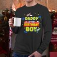 Daddy Of The Birthday Astronaut Boy Outer Space Theme Party Men Long Sleeve T-Shirt