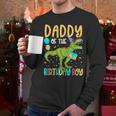 Daddy Of The Birthday Boy Family Matching Dinosaur Squad Men Long Sleeve T-Shirt