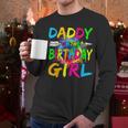 Daddy Of The Birthday Girl Retro 80's Party Men Long Sleeve T-Shirt