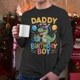 Daddy Of The Birthday Party Outfit Dinosaur Squad Dad Men Long Sleeve T-Shirt