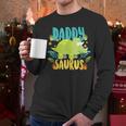 Daddy Dad Saurus Rex Dinosaur Dino For Father Men Long Sleeve T-Shirt