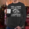 Daddy Daughter Fist Bump Matching Father's Day Best Dad Men Long Sleeve T-Shirt