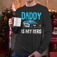 Daddy Is My Hero Police Toddler Police Officer Cop Boys Kids Men Long Sleeve T-Shirt