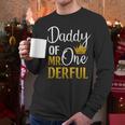 Daddy Of Mr Onederful 1st Birthday Father's Day First Daddy Men Long Sleeve T-Shirt