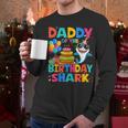 Daddy Of The Shark Birthday Dad Matching Family Men Long Sleeve T-Shirt