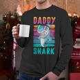 Daddy Shark Retro Vintage Dad Men Long Sleeve T-Shirt Daddy Shark Retro Vintage Dad Men Long Sleeve T-Shirt