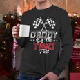 Daddy Of The Two Fast Second Birthday Racing Car Family Men Long Sleeve T-Shirt