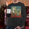 Daddysaurus Father's Day Best Dad T-Rex Papa Men Long Sleeve T-Shirt