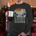 DaddysaurusRex Dinosaur Daddy Saurus Family Matching Men Long Sleeve T-Shirt