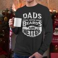 Dads With Beards Are Better Distressed Men Long Sleeve T-Shirt