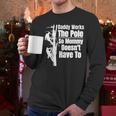 Dads Electrical Lineman Gear Husband & Lineman Wife Men Long Sleeve T-Shirt