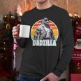 Dadzilla The Rad Dad Kaiju Vibes Men Long Sleeve T-Shirt
