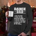 Dancer Dad Dancing Father Of A Dancer Dad Men Long Sleeve T-Shirt