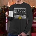 Diaper Changer Duty Expecting Baby New Dad Mom Men Long Sleeve T-Shirt