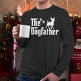 The Dogfather Tee Dad Dog Lover Chihuahua Men Long Sleeve T-Shirt