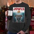 Drooling Boxer Jowls Fawn Dog Mom Dog Dad Burger Men Long Sleeve T-Shirt