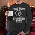 Egg Hunt Champion 2025 First Time Dad Pregnancy Reveal Men Long Sleeve T-Shirt