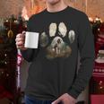 English Springer Spaniel Mountain Paw Dog Mom Dad Men Long Sleeve T-Shirt