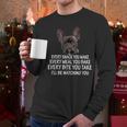 Every Snack You Make French Bulldog Mom And Frenchie Dad Men Long Sleeve T-Shirt