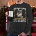 Every Snack You Make Miniature Schnauzer Dog Mom Dad Men Long Sleeve T-Shirt