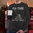 FA-Thor Fathers Day Tshirt Dad Father Men Long Sleeve T-Shirt