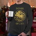 Father Of Cats Shirt Cat Dad Cat Daddy Men Long Sleeve T-Shirt