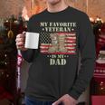 Father Veterans Day My Favorite Veteran Is My Dad Proud Kids Men Long Sleeve T-Shirt
