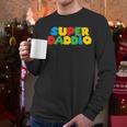 Fatherly Powers Unleashed Gamer Super Dad From Wife & Kids Men Long Sleeve T-Shirt
