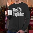 Fathers Day The Pug Father Pug Daddy Papa Fur Dad Dog Owner Men Long Sleeve T-Shirt