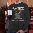 Fathor Dad Father Father's Day Classic Fit Short Sleeve T-Shirt Size Small Men Long Sleeve T-Shirt