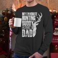 My Favorite Hunting Buddy Calls Me Dad Deer Animal Hunter Men Long Sleeve T-Shirt