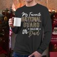 My Favorite National Guard Calls Me Dad Military Family Men Long Sleeve T-Shirt