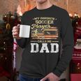 My Favorite Soccer Player Calls Me Dad US Flag Fathers Day Men Long Sleeve T-Shirt