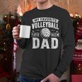 My Favorite Volleyball Player Calls Me Dad Fathers Day Sport Men Long Sleeve T-Shirt