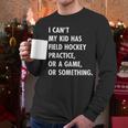 Field Hockey Mom And Dad Practice Game Men Long Sleeve T-Shirt