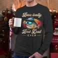 Fishing Father's Day Dad Fisherman Birthday Graphic Men Long Sleeve T-Shirt