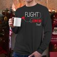 Flight Crew Airplane Birthday Dad Airplane Matching Family Men Long Sleeve T-Shirt