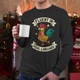 Fluent In Fowl Language Chicken Rooster Mom Dad Farm Men Long Sleeve T-Shirt