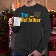 Gelt Father Hanukkah Menorah Jewish Dad Pajamas Men Long Sleeve T-Shirt
