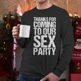 Gender Reveal Mum Dad Party Men Long Sleeve T-Shirt