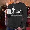 German Shepherd Dad Dinosaur GSD Owners Father's Day Men Long Sleeve T-Shirt German Shepherd Dad Dinosaur GSD Owners Father's Day Men Long Sleeve T-Shirt
