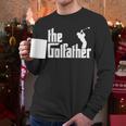 The GolfFather Golf Father God Father Dad Golfer Men Long Sleeve T-Shirt