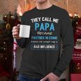 Grandpa Papa Partner In Crime Dad Men Long Sleeve T-Shirt