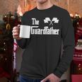 The Guardfather Meme Color Guard Proud Dad Colorguard Men Long Sleeve T-Shirt
