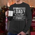 Gymnastics Dad Definition Gymnastics Father Of A Gymnast Dad Men Long Sleeve T-Shirt