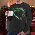 I'm A Simples Woman Loves Weed Coffee And Dog Dad Mom Men Long Sleeve T-Shirt